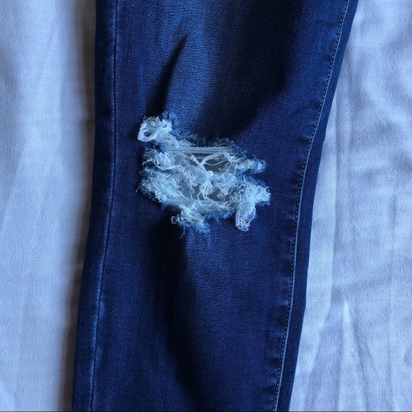 AE Next Level Ripped Super High Rise Skinny Jean Jegging - Picture 8 of 11